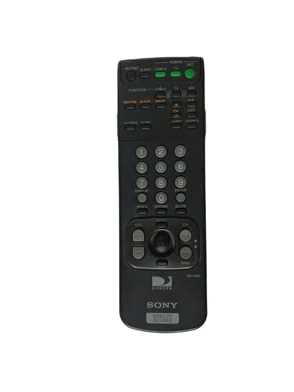 Sony RM Y800 DirecTV Satellite Remote Control